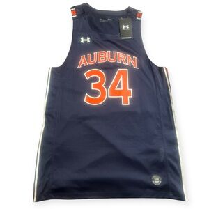 Charles Barkley Under Armour Auburn Basketball Jersey sz Small SEE MEASUREMENTS!
